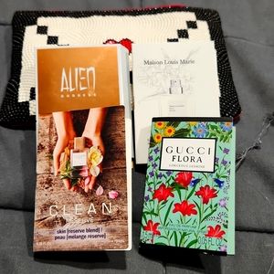 ((SOLD))Womens Cologne Samples- GUCCI, ALIEN , MAISON LOUIS MARIE & CLEAN